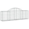 Vidaxl Schans Körbe 8 ST Gewölbe 200x30x60 80 cm verzinktes Eisen