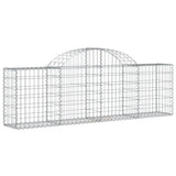 Vidaxl Schans Körbe 12 ST Gewölbe 200x30x60 80 cm verzinktes Eisen - afbeelding 3