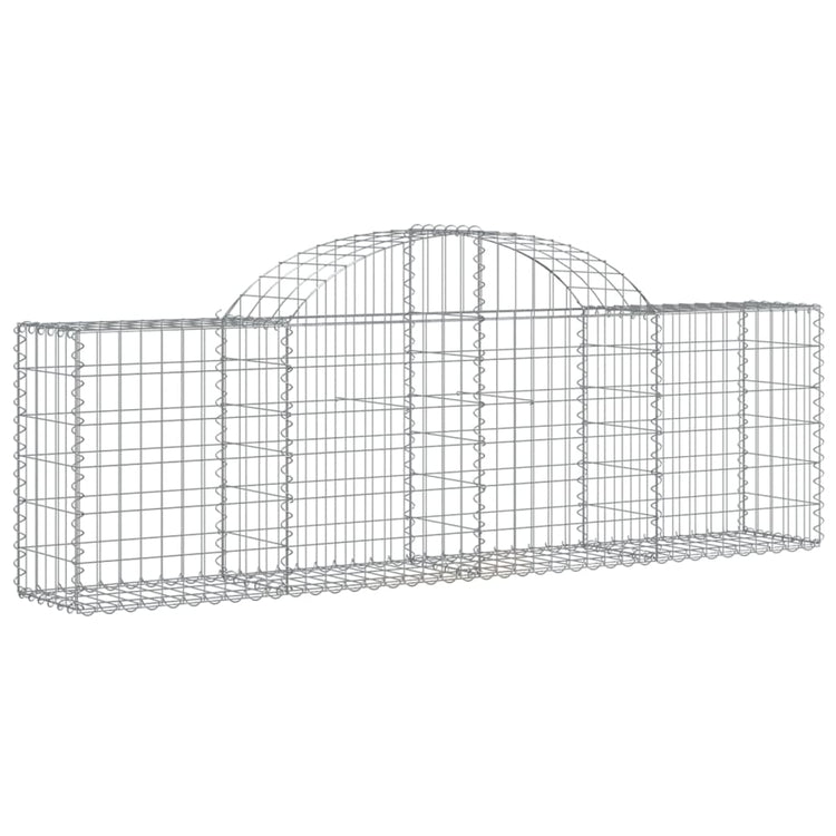 Vidaxl Schans Körbe 13 ST Gewölbe 200x30x60 80 cm verzinktes Eisen
