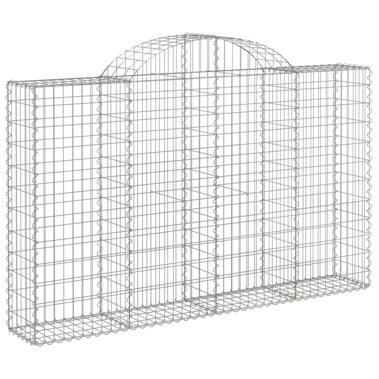 Vidaxl Schans Körbe 2 ST Gewölbe 200x30x120 140 cm Eisen