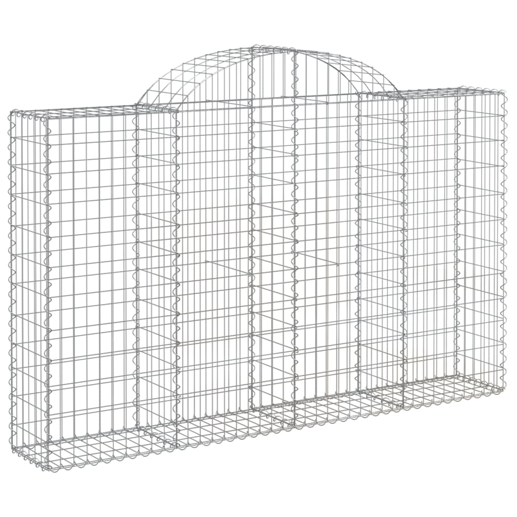 Vidaxl Schans Körbe 8 ST Gewölbe 200x30x120 140 cm Eisen
