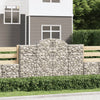 Vidaxl Schans Körbe 8 ST Gewölbe 200x30x120 140 cm Eisen