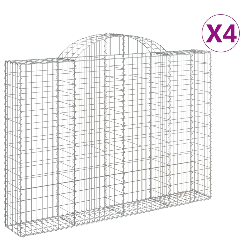 Vidaxl Schans Körbe 4 ST Gewölbe 200x30x140 160 cm Eisen