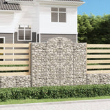 Vidaxl Schans Körbe 2 ST Gewölbe 200x30x180 200 cm Eisen - afbeelding 1