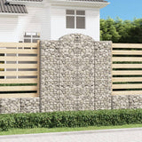 Vidaxl Schans Körbe 5 ST Gewölbe 200x30x220 240 cm Eisen - afbeelding 1