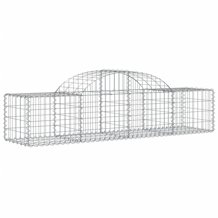 Vidaxl Schans Körbe 12 ST Gewölbe 200x50x40 60 cm verzinktes Eisen