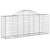 Vidaxl Schans Körbe 5 ST Gewölbe 200x50x80 100 cm verzinktes Eisen