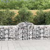 Vidaxl Schans Körbe 9 St. Gewölbe 200x50x80 100 cm verzinktes Eisen - afbeelding 1