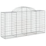 VIDAXL SCHANS Körbe 2 ST Gewölbe 200x50x100 120 cm Eisen - afbeelding 3