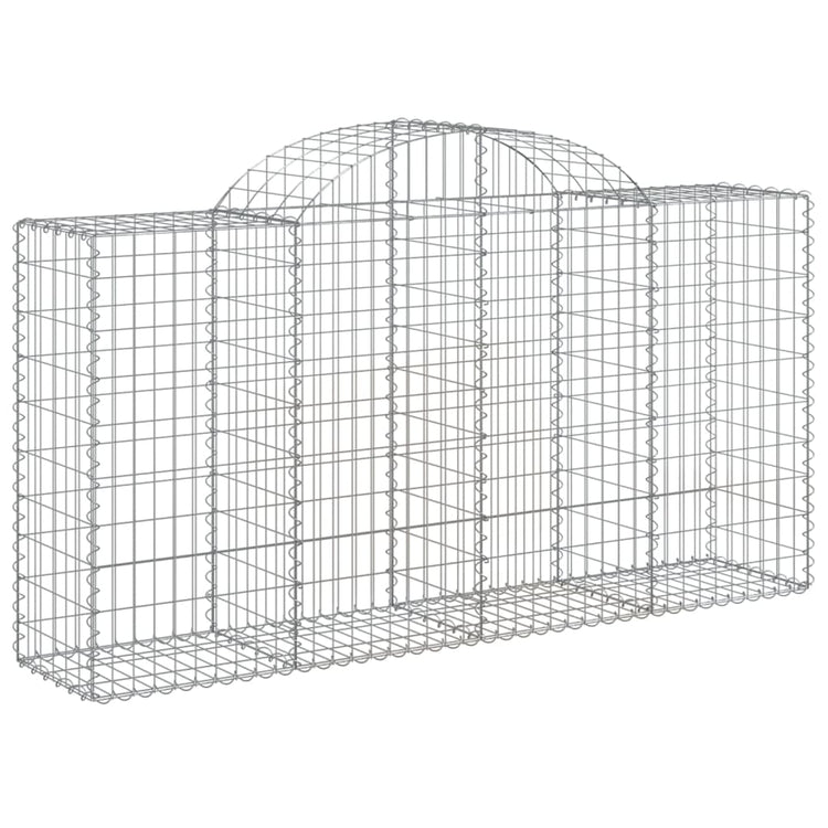VIDAXL SCHANS Körbe 2 ST Gewölbe 200x50x100 120 cm Eisen
