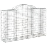Vidaxl Schans Körbe 4 ST Gewölbe 200x50x120 140 cm Eisen - afbeelding 3