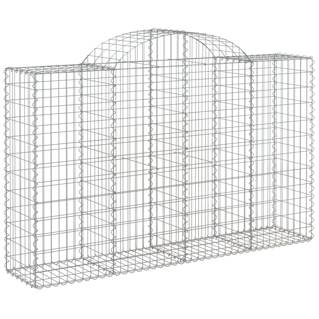 Vidaxl Schans Körbe 8 ST Gewölbe 200x50x120 140 cm Eisen
