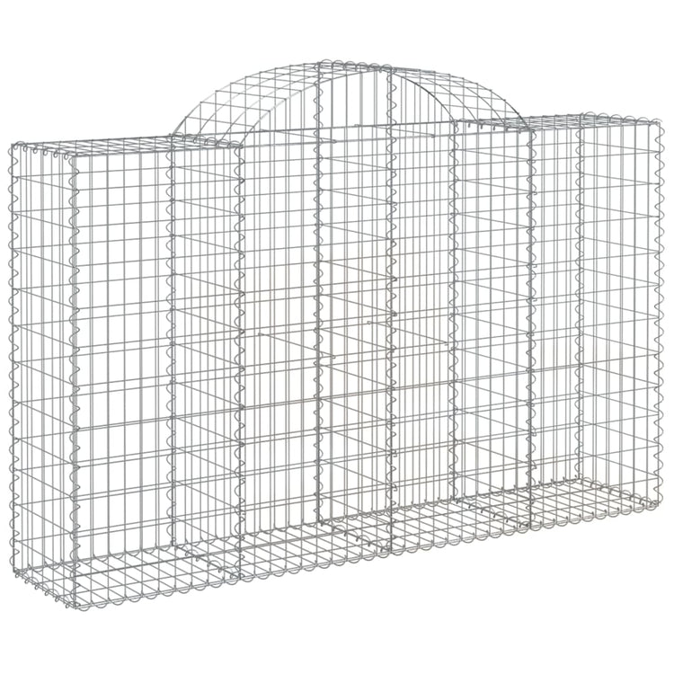Vidaxl Schans Körbe 8 ST Gewölbe 200x50x120 140 cm Eisen