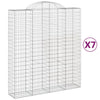 Vidaxl Schans Körbe 7 ST Gewölbe 200x50x220 240 cm Eisen