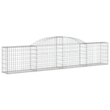 VIDAXL SCHANS Körbe 3 ST Gewölbe 300x30x60 80 cm verzinktes Eisen - afbeelding 3