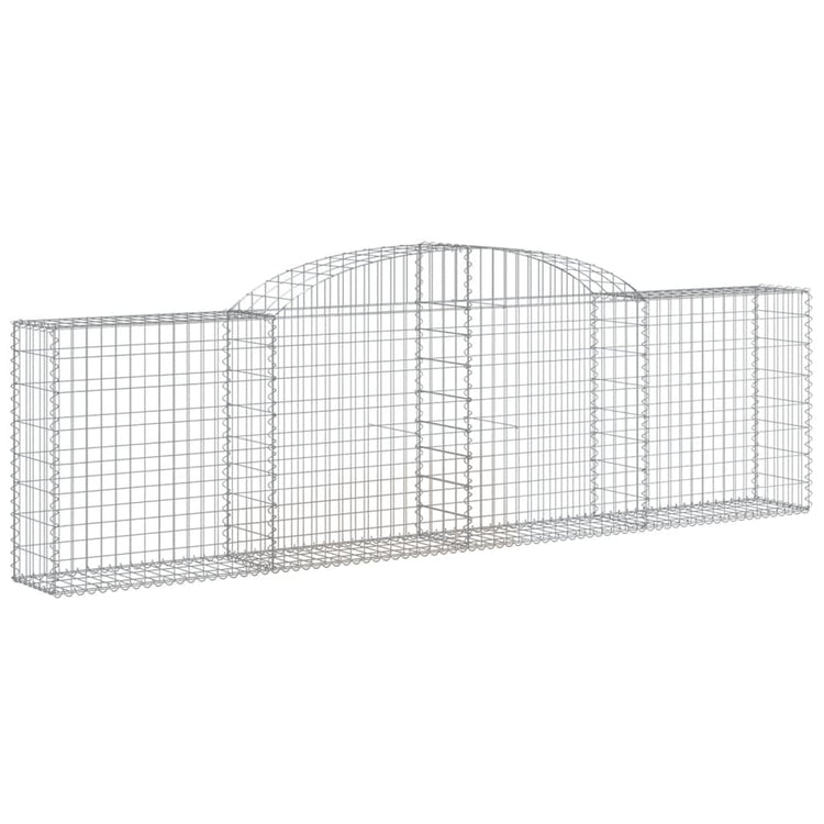 Vidaxl Schans Körbe 4 ST Gewölbe 300x30x80 100 cm verzinktes Eisen