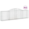 Vidaxl Schans Körbe 11 St. Gewölbe 300x30x80 100 cm Eisen