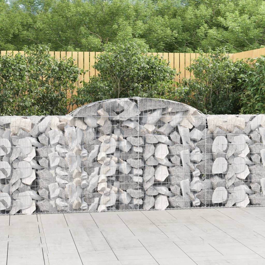 Vidaxl Schans Körbe 8 ST Gewölbe 300x30x100 120 cm Eisen