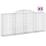 Vidaxl Schans Körbe 5 ST Gewölbe 300x30x120 140 cm Eisen - afbeelding 2