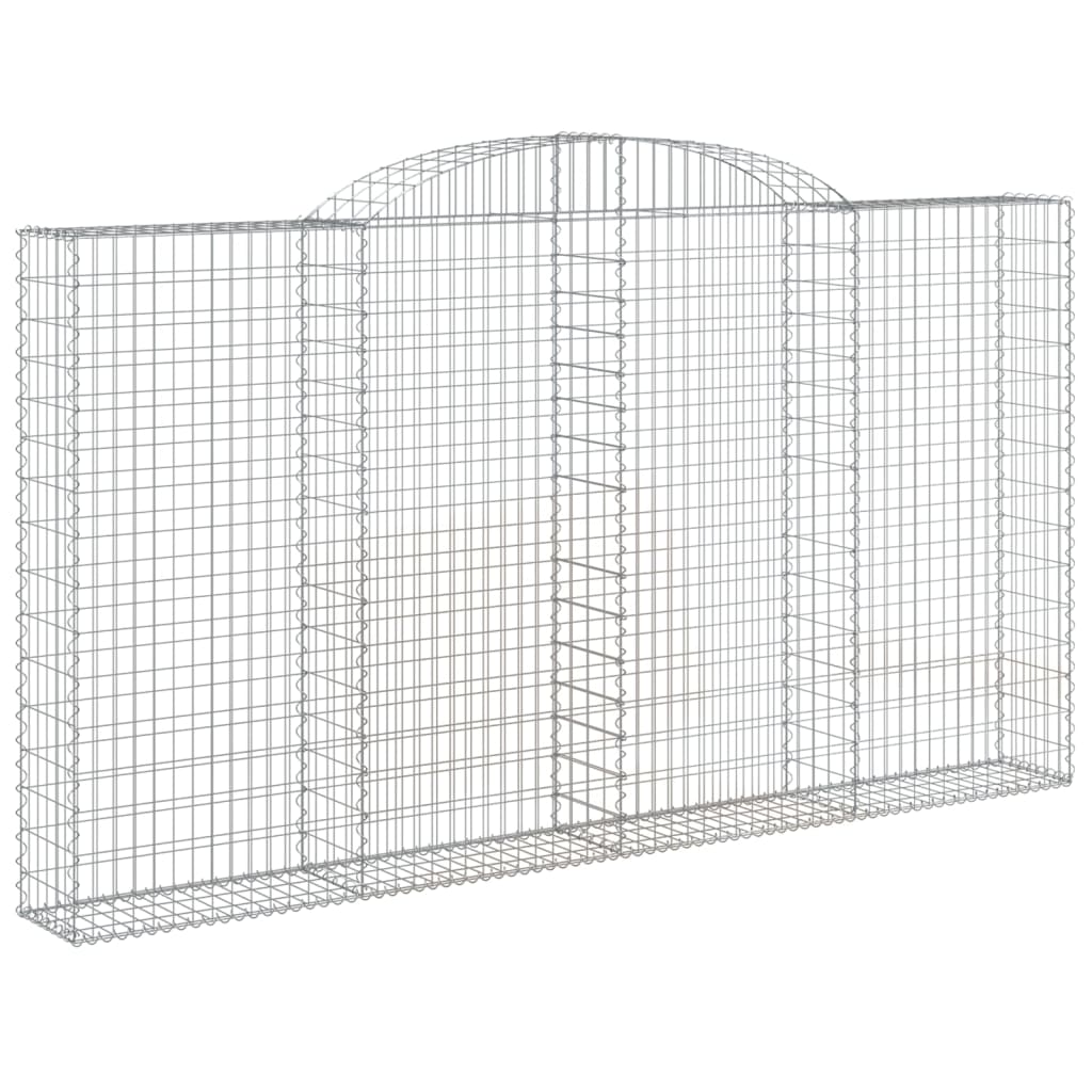 VIDAXL SCHANS Körbe 2 ST Gewölben 300x30x160 180 cm Eisen