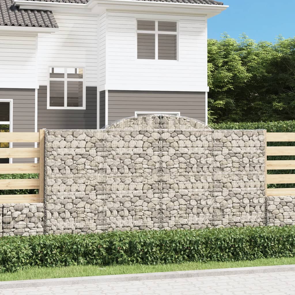 VIDAXL SCHANS Körbe 2 ST Gewölben 300x30x160 180 cm Eisen