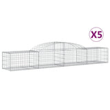 Vidaxl Schans Körbe 5 ST Gewölbe 300x50x40 60 cm verzinktes Eisen - afbeelding 2