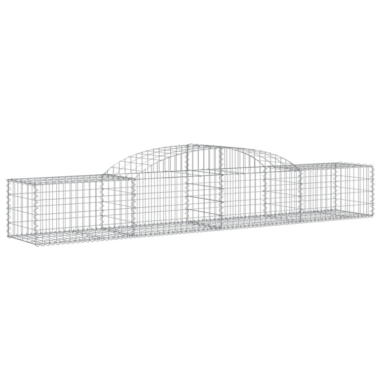 Vidaxl Schans Körbe 8 St. Gewölbe 300x50x40 60 cm verzinktes Eisen