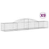 Vidaxl Schans Körbe 9 STED 300x50x40 60 cm verzinktes Eisen - afbeelding 2