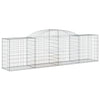 Vidaxl Schans Körbe 8 St. Gewölbe 300x50x80 100 cm verzinktes Eisen