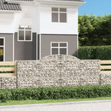 Vidaxl Schans Körbe 4 ST Gewölbe 300x50x120 140 cm Eisen - afbeelding 1