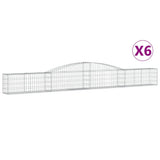 Vidaxl Schans Körbe 6 ST Gewölbe 400x30x40 60 cm Eisen - afbeelding 2