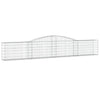 Vidaxl Schans Körbe 2 ST Gewölbte 400x30x60 80 cm Eisen