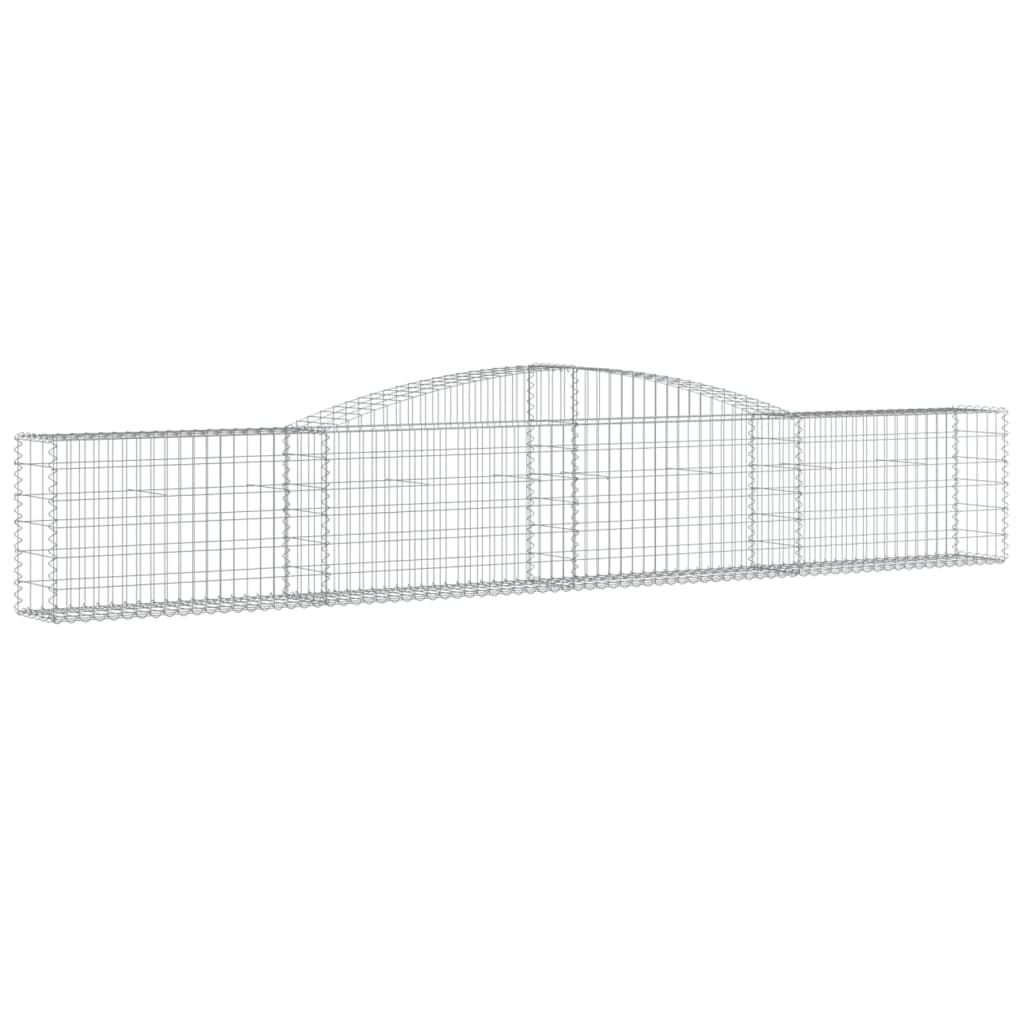 Vidaxl Schans Körbe 2 ST Gewölbte 400x30x60 80 cm Eisen