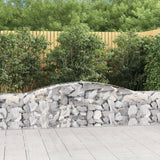 Vidaxl Schans Körbe 4 ST Gewölbe 400x30x60 80 cm Eisen - afbeelding 1