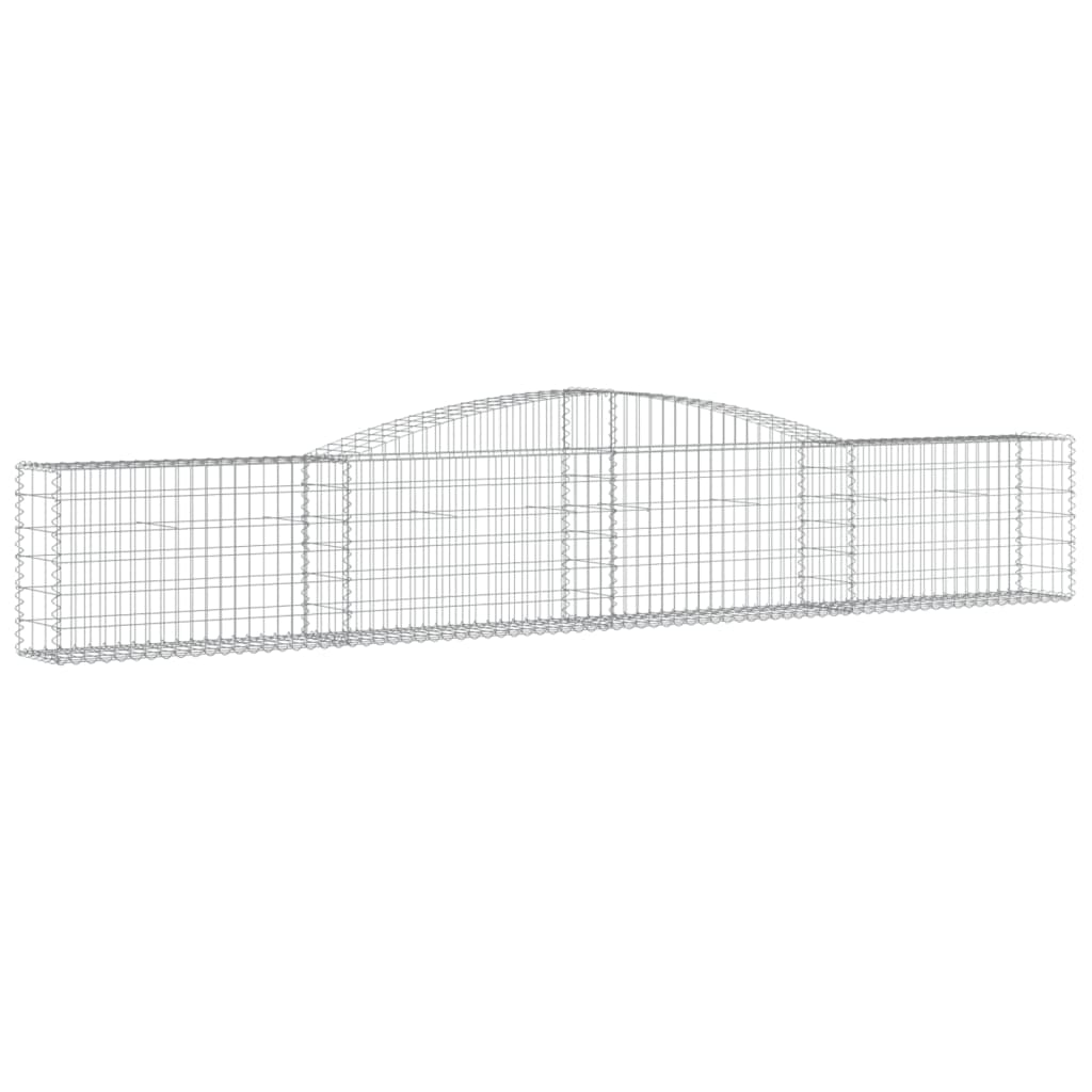 Vidaxl Schans Körbe 8 St. Gewölbe 400x30x60 80 cm Eisen