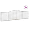 Vidaxl Schans Körbe 4 ST Gewölbe 400x30x100 120 cm Eisen