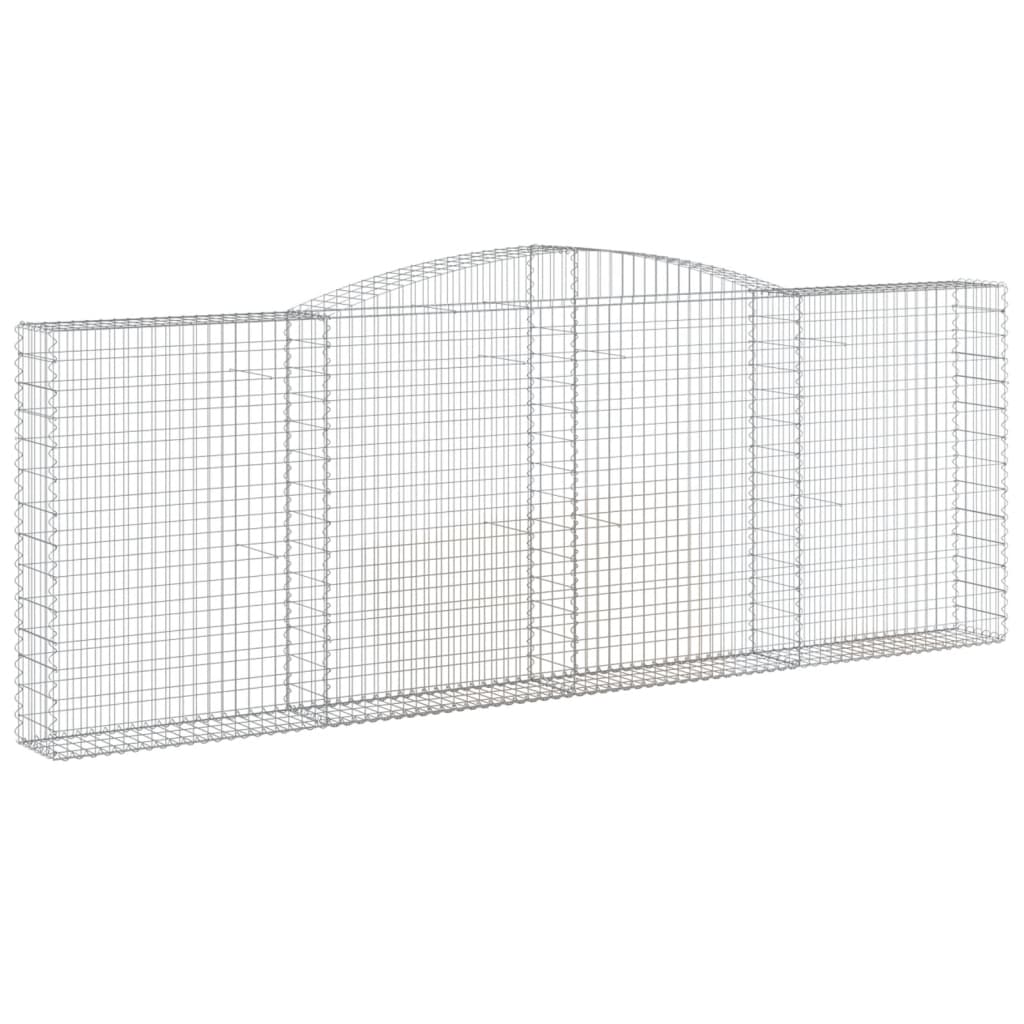 VIDAXL SCHANS Körbe 2 ST Gewölbe 400x30x140 160 cm Eisen