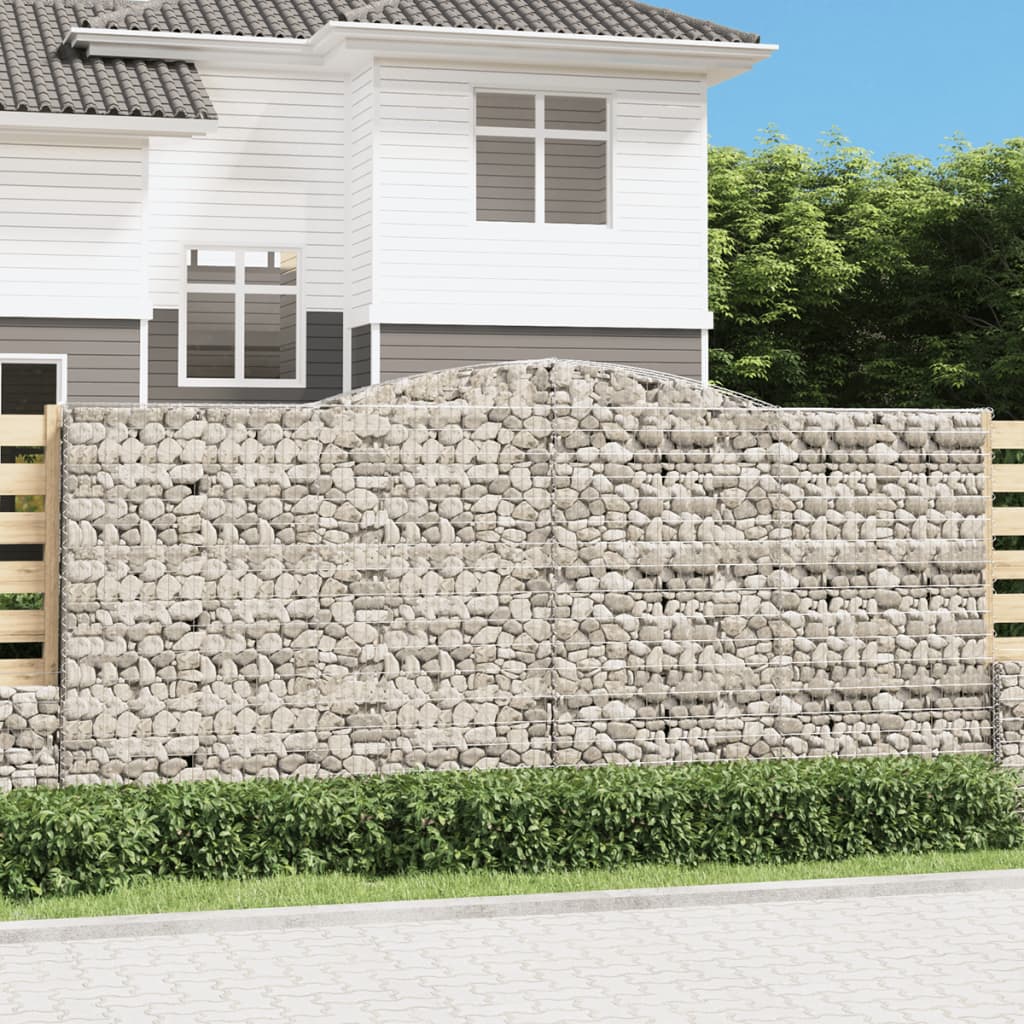 Vidaxl Schans Körbe 2 ST Gewölbte 400x30x180 200 cm Eisen