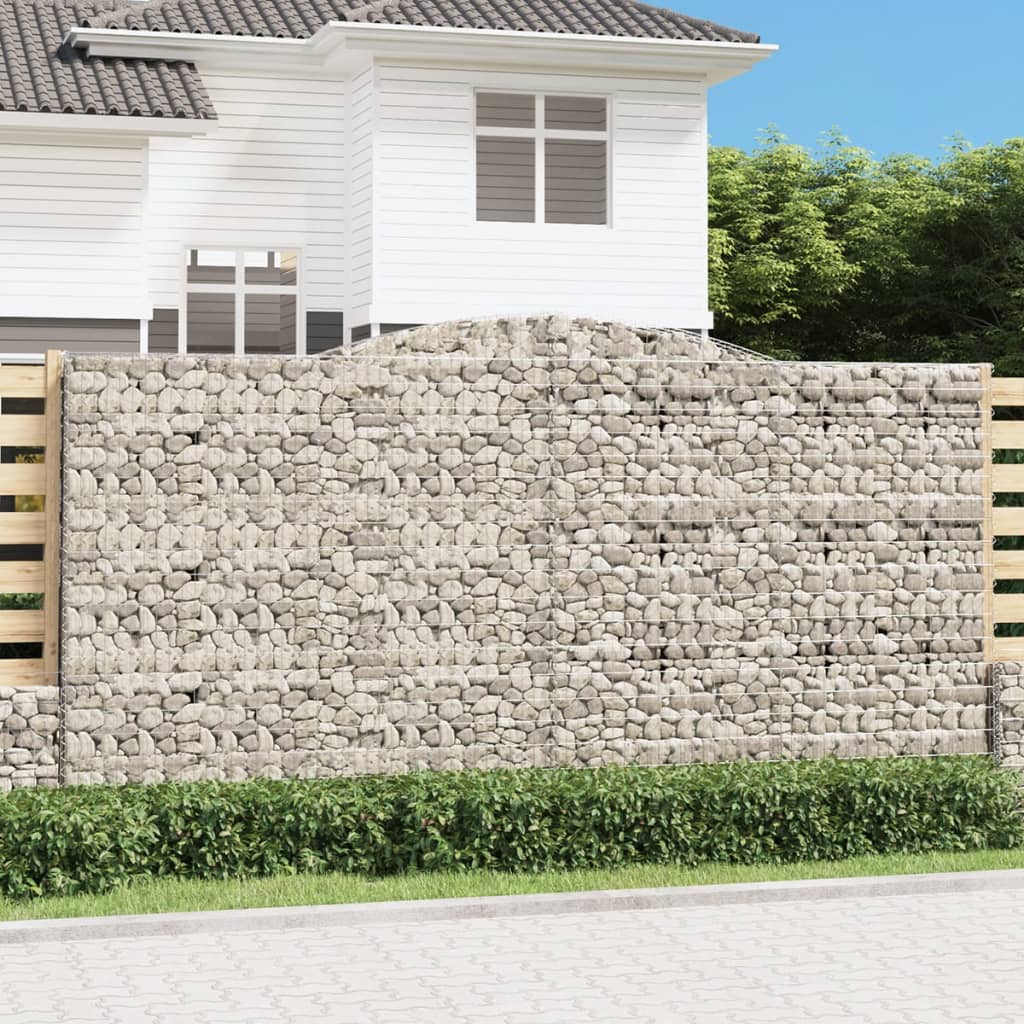 VIDAXL SCHANS Körbe 3 ST Gewölbe 400x30x200 220 cm Eisen
