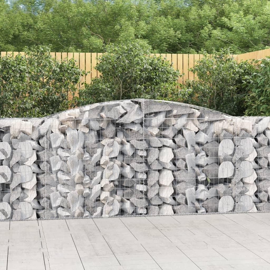 Vidaxl Schans Körbe 3 ST Gewölbe 400x50x100 120 cm Eisen