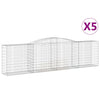 Vidaxl Schans Körbe 5 ST Gewölbe 400x50x100 120 cm Eisen