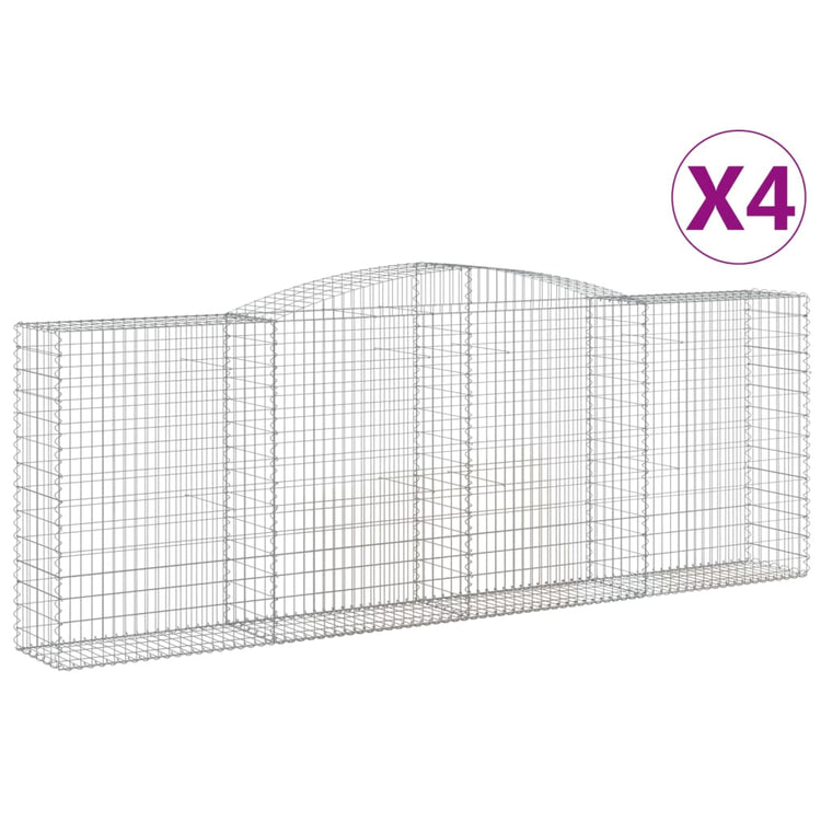 Vidaxl Schans Körbe 4 ST Gewölbe 400x50x140 160 cm Eisen