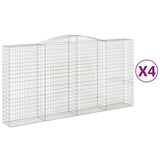 Vidaxl Schans Körbe 4 ST Gewölbe 400x50x200 220 cm Eisen - afbeelding 2