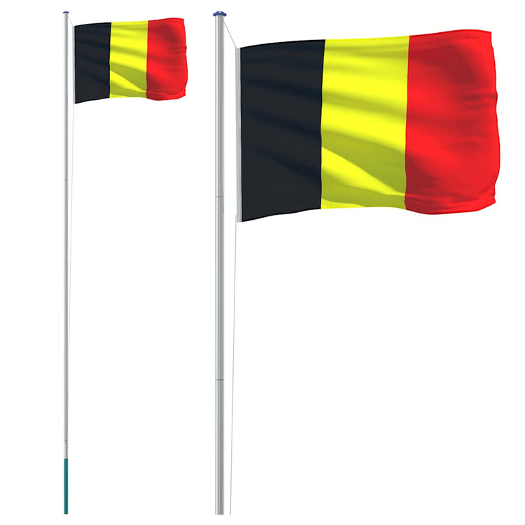 VIDAXL -Flag mit Flaggmast 6,23 m Aluminium
