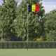 VIDAXL -Flag mit Flaggmast 6,23 m Aluminium