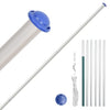 VIDAXL -Flag mit Flaggmast Frankreich 6,23 m Aluminium