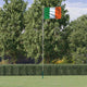 VIDAXL -Flag mit Flaggenmessel Irland 6,23 m Aluminium