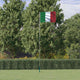 VIDAXL -Flag mit Flaggmast Italien 5,55 m Aluminium