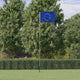 VIDAXL -Flag mit Flaggmast Europa 5,55 m Aluminium