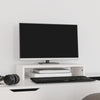 Vidaxl Monitor steht 50x27x10 cm Festkiefer weiß